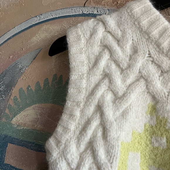 Zara Women's Space Invaders Taito Sweater Knit Short Vest - Picture 9 of 11